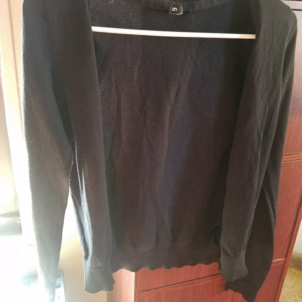 Black cardigan